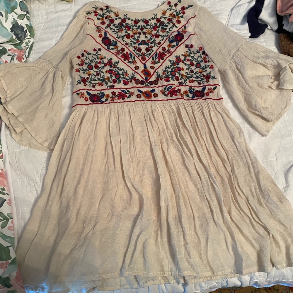 Umgee embroidered mini dress
